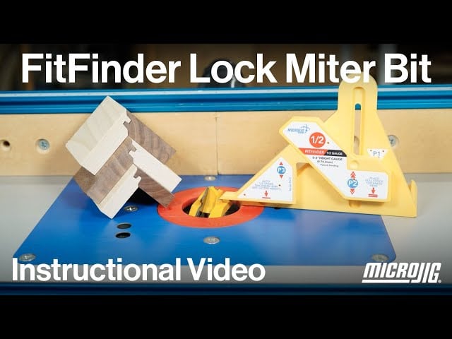 La mèche à onglets à verrouillage FitFinder - Vidéo d'instruction !