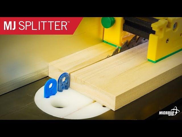 Prévenir le rebond sur une scie de table avec MJ SPLITTER SteelPro de MICROJIG