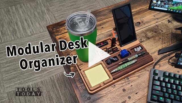 Comment fabriquer un organisateur de bureau modulaire en bois | ToolsToday CNC Video