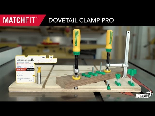 Présentation de la pince à queue d'aronde MATCHFIT Pro de MICROJIG