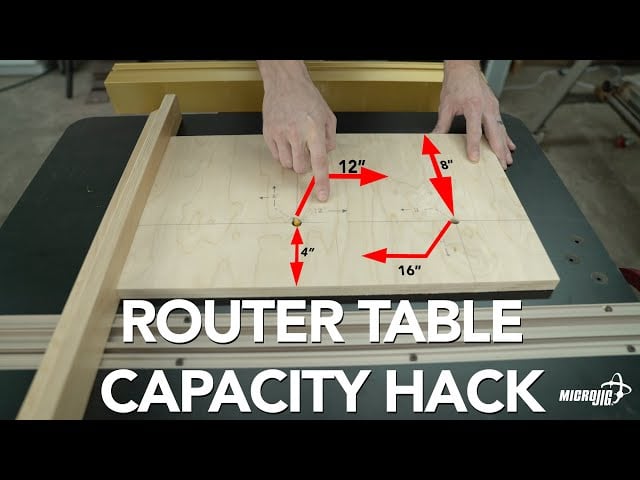 Augmentez la capacité de votre table de toupie grâce à ce simple gabarit