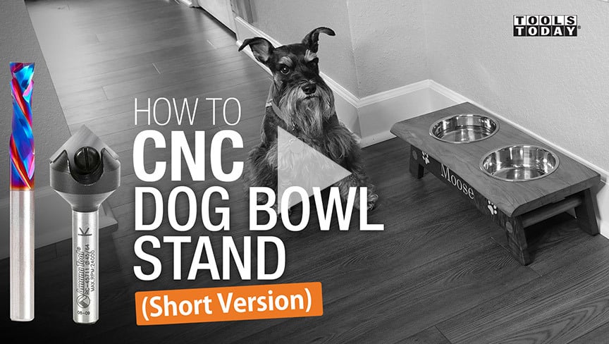 How To CNC : Support de gamelle pour chien (version courte) | ToolsToday