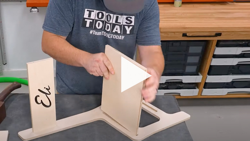 Comment fabriquer une chaise en contreplaqué sur CNC | ToolsToday Video