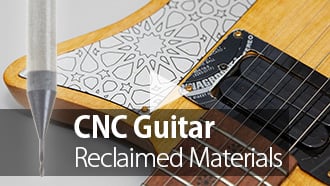 Projet CNC Upcycling : Fabrication d'une guitare à partir de matériaux de récupération avec les mèches de défonceuse à revêtement Spektra d'Amana Tool Vidéo