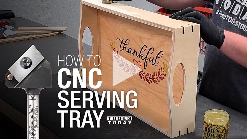How to CNC : Plateau de service reconnaissant
